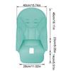 Children's Dining Chair Pad Foldable Chair Cover PU Leather Travel Home Baby Chair Accessories For PegPerego For Siesta Zero3