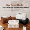 Large Capacity Tissue Box Holder Dust-proof Facial Tissue Box Durable Paper Holder  fo Homestay