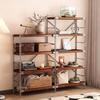 Japanese-Style Multi-layer Floor-standing Bookshelf & Kitchen Storage Rack