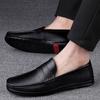 Leather Penny Loafers Men Casual Shoes Luxury Designer Dress Shoes Man Moccasins Vintage Slip On Flats Mens Driving Shoes 2025