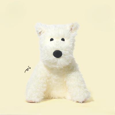 West Highland Terrier Plush Toy Cute Puppy Doll Super Soft Doll Comfort Doll