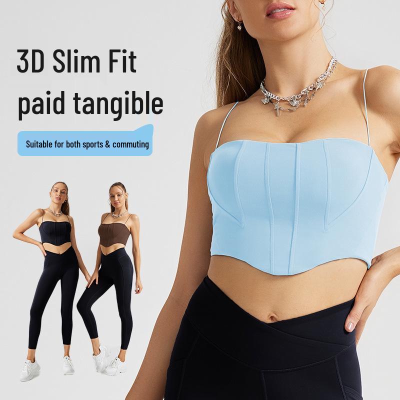 

Women s One-Piece Sleeveless Sports Dance Yoga Wear with Chest Pads Extra Small
