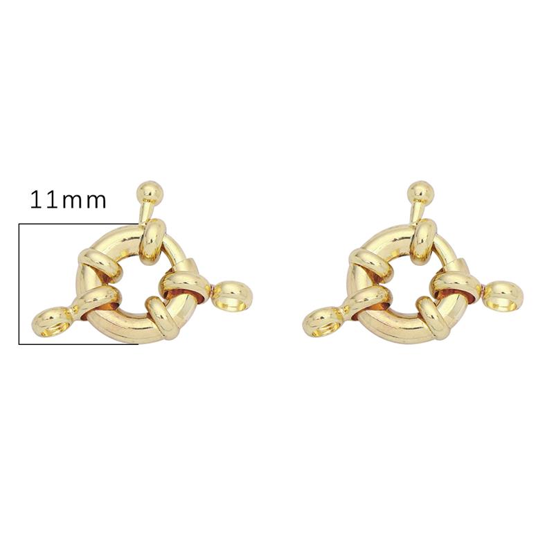 1Pc Copper Sailor Buckle Clasp For DIY Necklace Bracelet Earrings Jewelry Making Craft Accessories