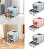 Cat Litter Box with Lid Foldable