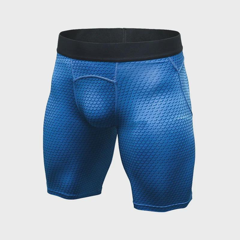 Men's Quick-Dry Printed Sports Compression Shorts & Tights