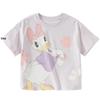DAVE&BELLA Disney Girls' Cool-Feel Antibacterial Short-Sleeve T-Shirt