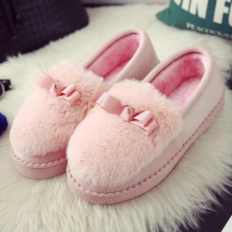 Stock cotton slippers women's confinement shoes autumn and winter bags and postpartum household indoor thick-soled non-slip cute cotton shoes