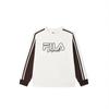 Fila Original Comfortable Skin-Friendly Casual Warm Color Block Sweatshirt Men Sweatshirt Cloud-White F11M519202F-WT