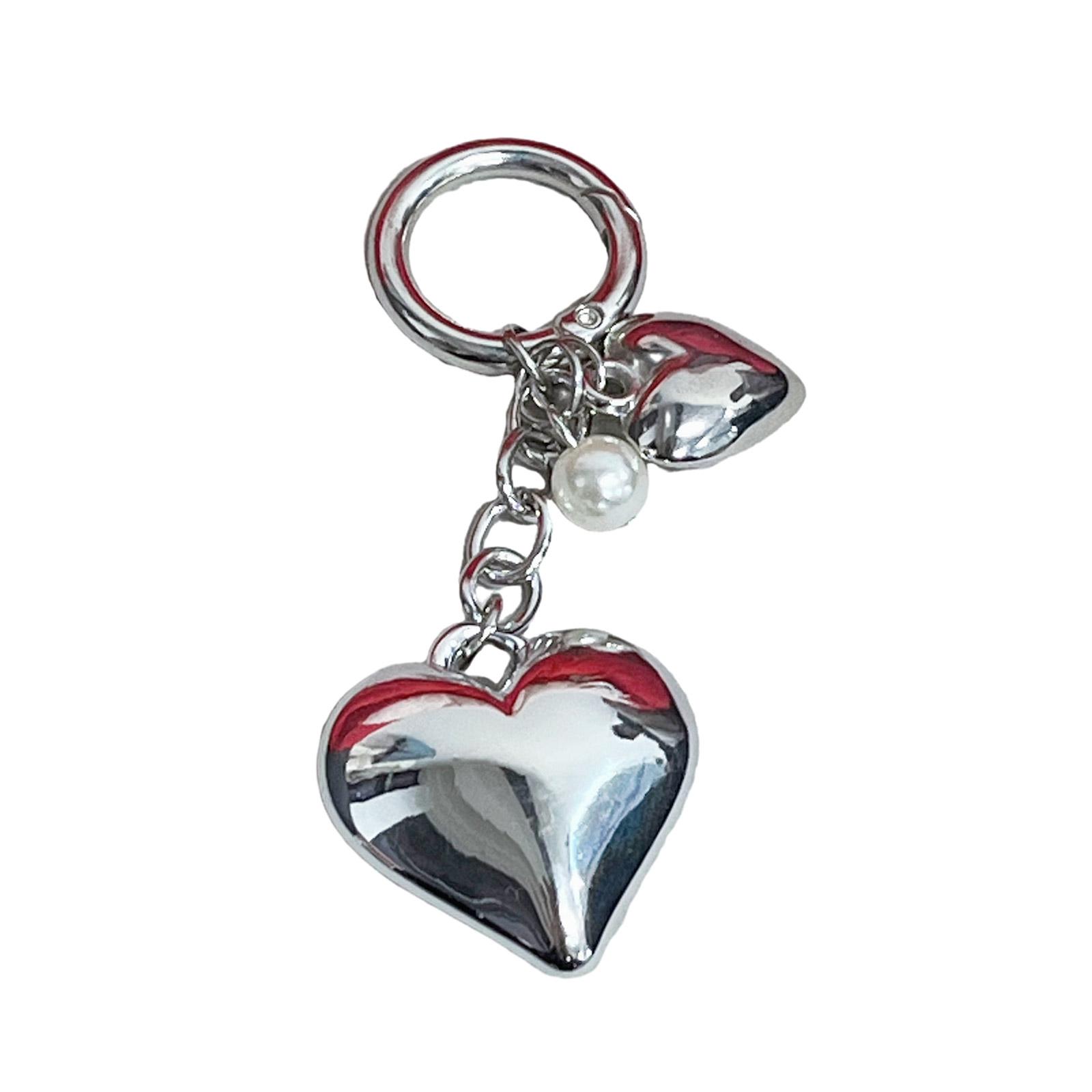 

Милый брелок в форме сердца, большой и маленький, подвеска для сумки, модный брелок, женский и подростковый, украшение для сумки