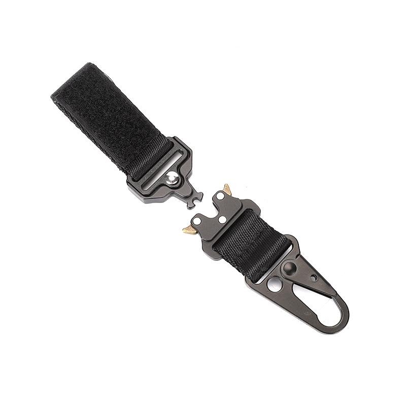 GINA EDC Ausrüstung Schnellverschluss Schlüsselanhänger Clip Taktischer Multifunktions-Gürtel Karabiner Haken Riemenclip für Camping Wandern Schlüssel