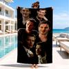 Ladybug Elegance Klaus  Beach Towel, Super Soft Microfiber, Perfect Gift for Her/Him, Birthday, for Pool, Beach, Travel, Decor Beach Party