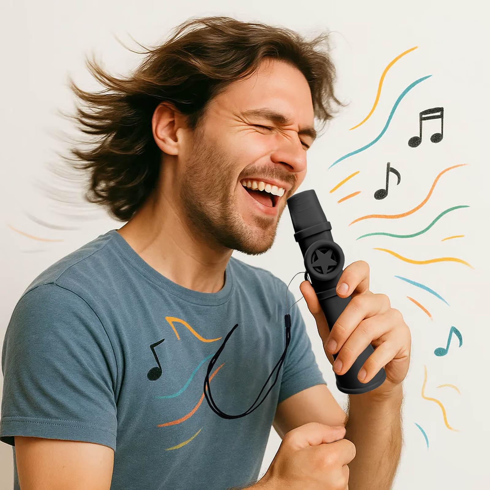 

Музыкальный инструмент и простая в игре жужжащая игрушка для начинающих, не требующая обучения One Size чёрный