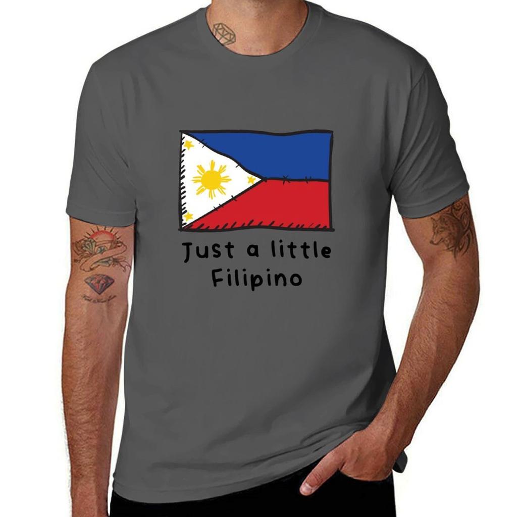 Just A Little Filipino Funny Cute Philippines Flag TShirt man t shirts for men t shirts with prints TShirt