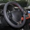 Car Steering Wheel Cover Hand Sewing For Toyota RAV4 2013-2018 Corolla 2014-2018