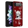 Arlecchino Genshin Impact Black Phone Case For Samsung ZFlip7 ZFlip6 ZFlip5 ZFlip4 ZFlip3 5G Hard Protective Galaxy Z Flip 3 4 5
