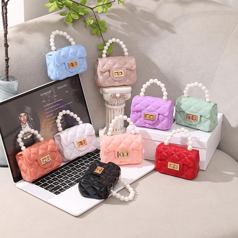 2024 Pearl Jelly Mini Bag: Ladies' Cross-Body, Handheld & Lipstick Pouch