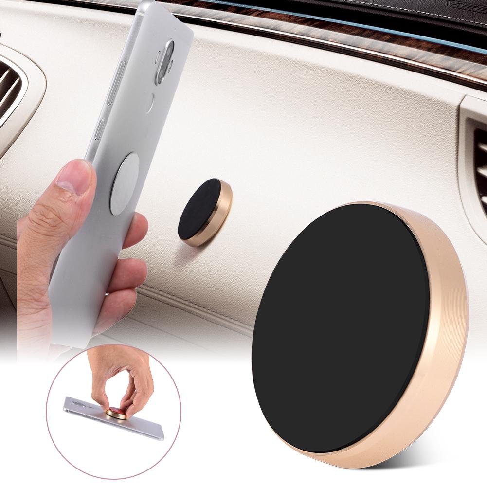 

Universal Mini Round Mount Holder Car Magnetic Support for Mobile phone One hand Operate