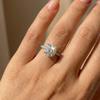 CopperGorgeous Shiny Zircon Round Rings for Women Anniversary Marry Luxury High Quality Fine Jewelry Gift
