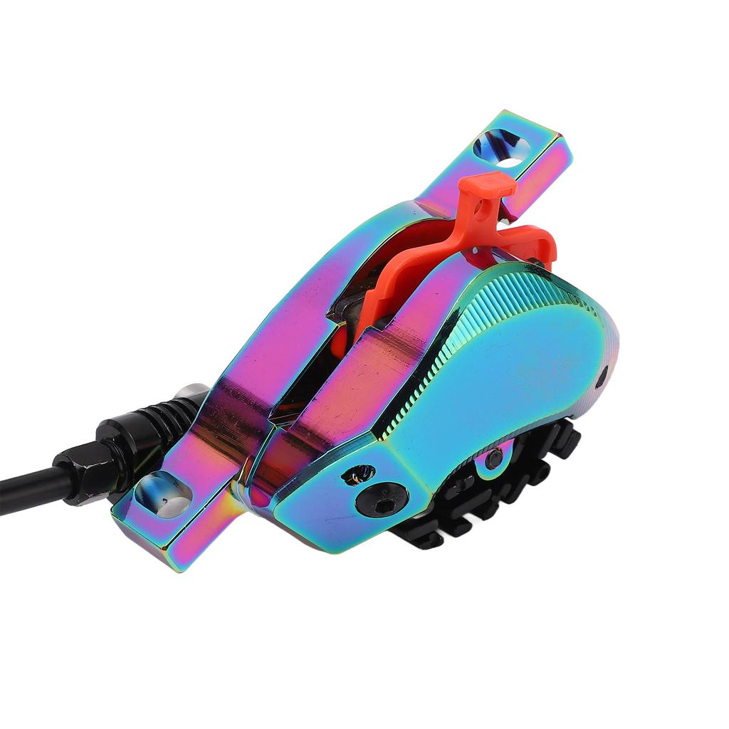 Hydraulic Disc Brake Set Aluminum Alloy 4 Piston Front and Rear Bilateral Hydraulic Brake for Mountain Bike