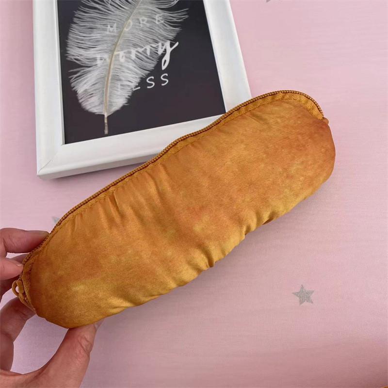 Cute Cartoon Toast Plush Pencil Case For Kids School Supplies Storage