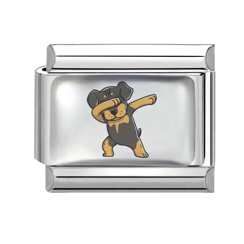 

Creative Personalized DIY Cartoon Animals Series Charm Bracelet Lovely Fish Dog Cat Bead Fit 9mm Stainless Steel Bracelet Gift