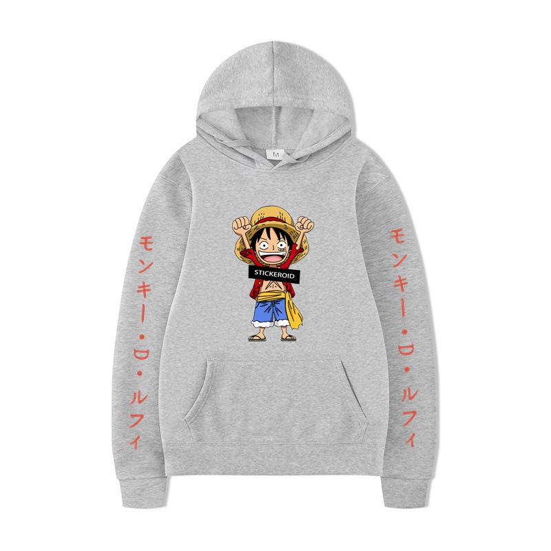 One Piece Luffy Luffy Pullover Hoodie Fleece Men'S And Women'S Jacket Sweater Hoodie