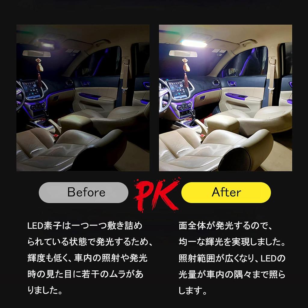 Interior Light Bar with Plastic Cover COB 108 SMD DC12-36V LED Strip Lights with ON/Off Switch for Camper Truck Van RV Trailer Boat Cabinet Lights