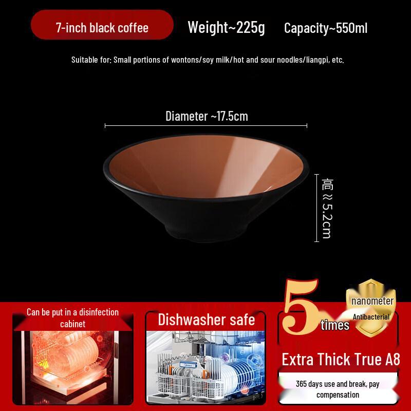 QWEI A8 Melamine Dolly Hat Noodle Bowl