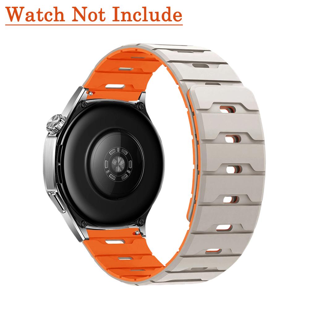 18mm 20mm 22mm Silicone Strap for Huawei Watch GT5/4 6pro For Garmin Forerunner Magnetic Band for Samsung Galaxy Watch 7 6 5 4