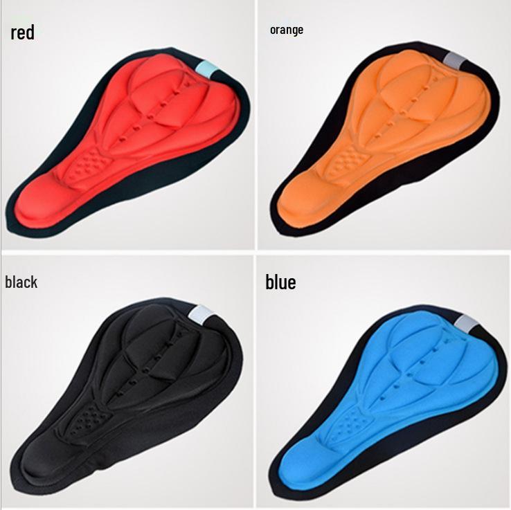 

Silicone 3D Mountain Bike Saddle Seat Cover Black Model