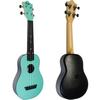 Flight Travel Ukulele Wood and ABS Resin Hybrid Ukulele Soprano Size Light Blue TUS-35LB