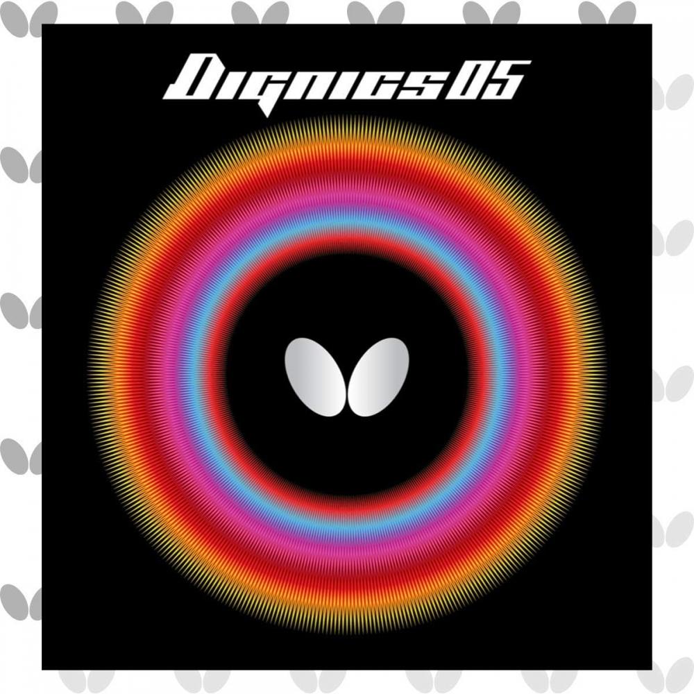 Накладка для настольного тенниса Butterfly Dignix 05 Высоконатяжная Тыльная сторона 06040 Толстая Братск 278