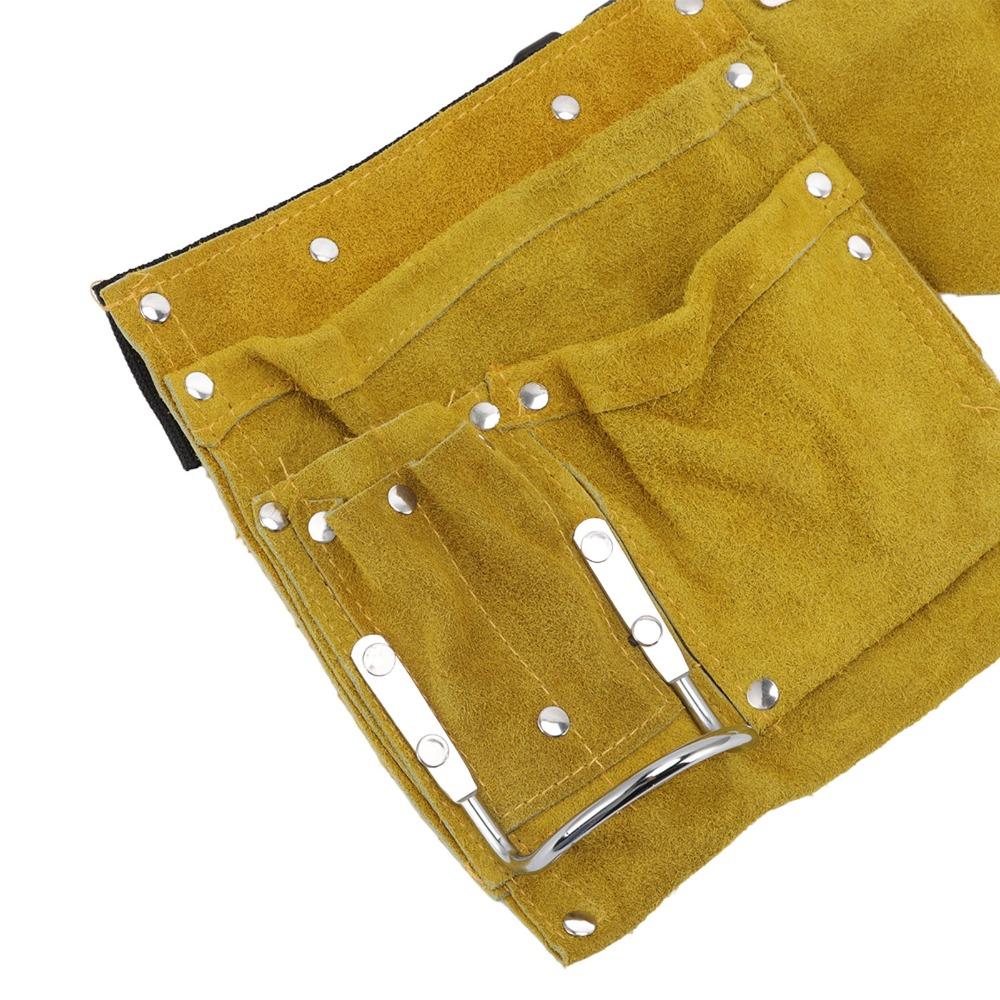 Cintura portautensili in pelle con tasche multiple Grembiule portautensili in pelle Progetti di falegnameria