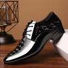 Mexican Plus Size Men's High-end Leather Shoes Men's Business Dress Casual Leather Shoes Lace Up British Groom Wedding