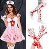 Halloween Haunted House Horror Atmosphere Dress Up Props Blood Gloves Socks Apron Cosplay Devil Suit