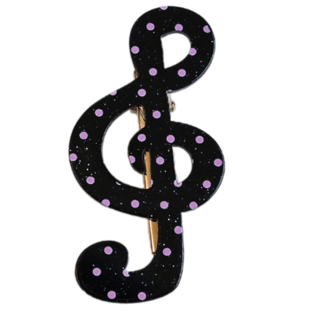 Durable Resin Hair Clips With Star Stripe And Music Note Patterns Secure Grip For All Hair Types