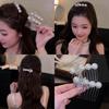 New Korean Fashion Rhinestone Pentagram Hair Comb New Headwear Hair Clip Headwear Girls Women Hair Accessories 1/2Pcs