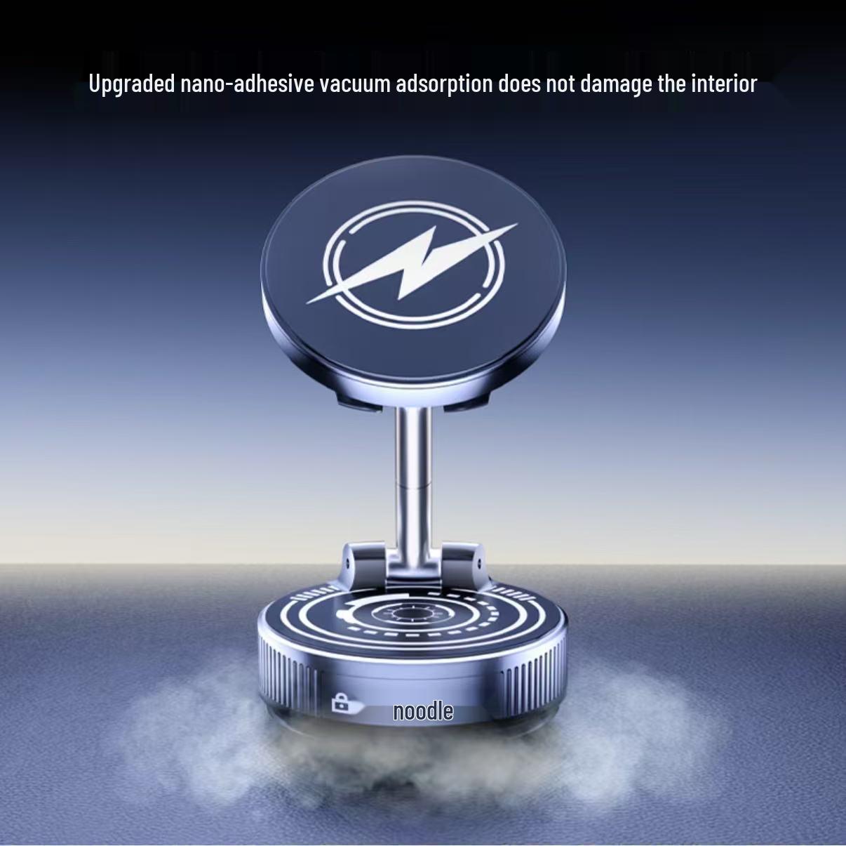 15W Magnetic Wireless Car Phone Holder & Foldable Desktop Stand