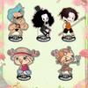 Standing Sign for OPCG OP Franky Brook Portgas D. Ace Self Made Cartoon Anime Game Desktop Decoration Toy Fans Gift 15cm