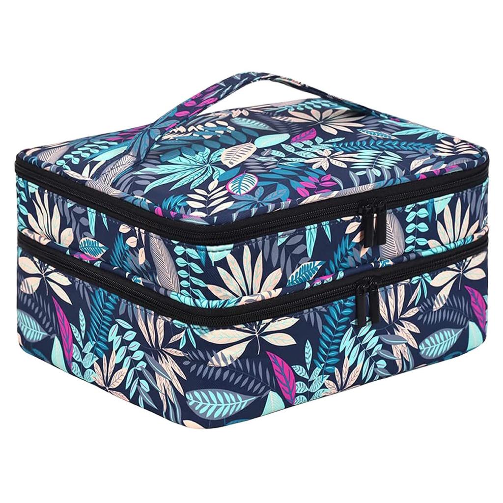 Nail Polish & Essential Oil Travel Bag - Holds 42 Bottles, Large Capacity, Multi-functional Storage Handbag