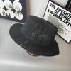 Children's Japanese Hollowed out Hat Fashionable Warm Flat Knitted Temperament Solid Color Top Hat
