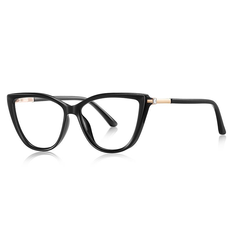 

Anti Blue Light women s presbyopic glasses TR90 Frame Elegant Fashion Cat Eye Glasses Optical Reading Computer Goggles Original lens 0