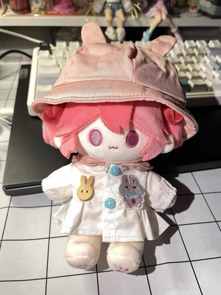 AXLUCE Plush Clothes Plush Toys Clothes 20cm Doll - - - - - (pink Hat, 20cm)