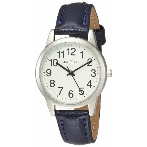 

Arias Amalfidia Analog Watch, Waterproof, Leather Strap, White Dial, WW20027A-165, Women s, Blue