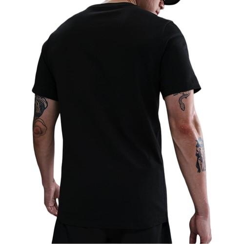 Nike Logo Breathable Crew Neck Short Sleeve T-Shirt for Men in Black