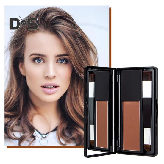 8G Hairline Cream with Mirror Brush Waterproof Sweat-proof Root Touch Up Hair Powder Men Women Instantly Thin Hair Eyebrow Beard Line Coverage