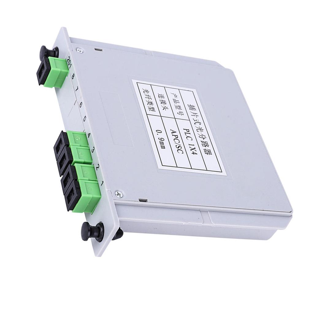 Splitter Ottico a Lame 1X4 SC APC Monomodale Modulo Splitter Fibra Ottica PLC