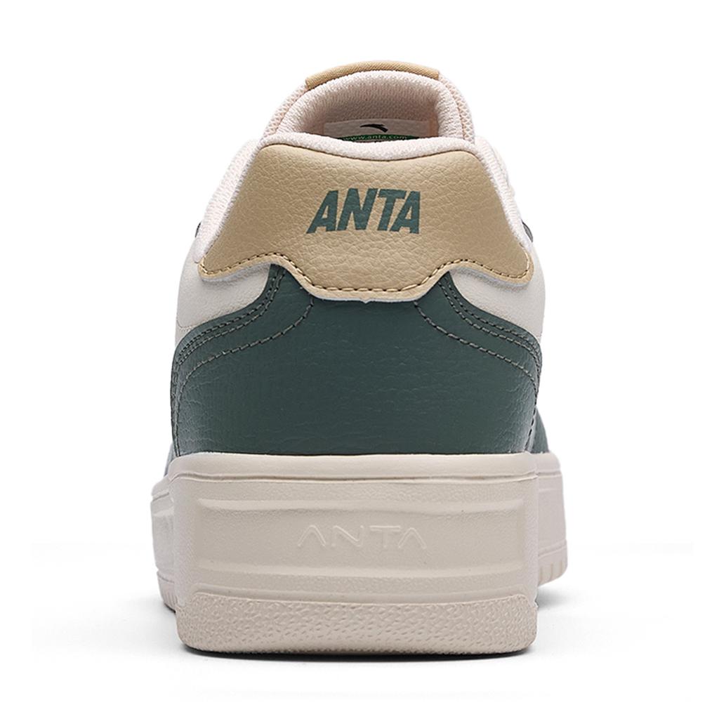Anta Casual Simple Trendy Versatile Lightweight Slip-Resistant Low-Top Skate Shoes Men sneakers Green Khaki 912628016Q-4