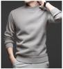 Men's Mink Fur Collar Sweater: Thick, Warm, Knitted Base Shirt for Autumn and Winter