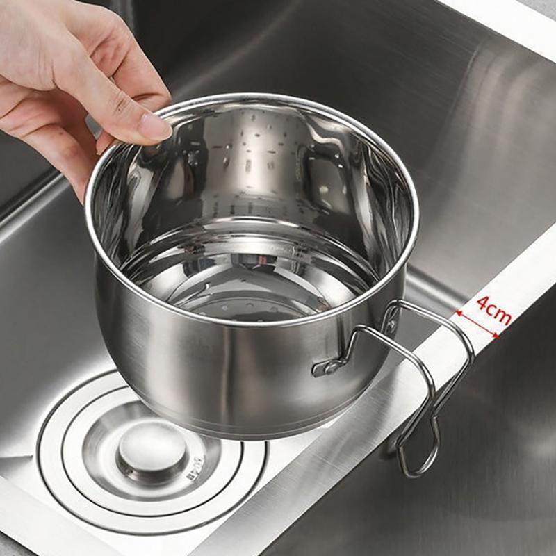 

Stainless Steel Sink Drain Strainer Basket Multifunction Kitchen Food Catcher Vegetable Fruit Colander For Filter Kitchen Waste